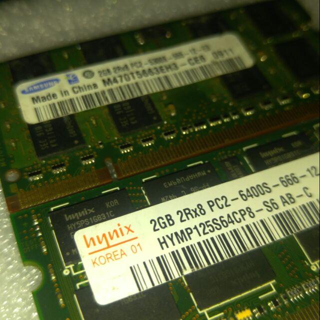 Ram 2G ddr3 và ddr2 laptop