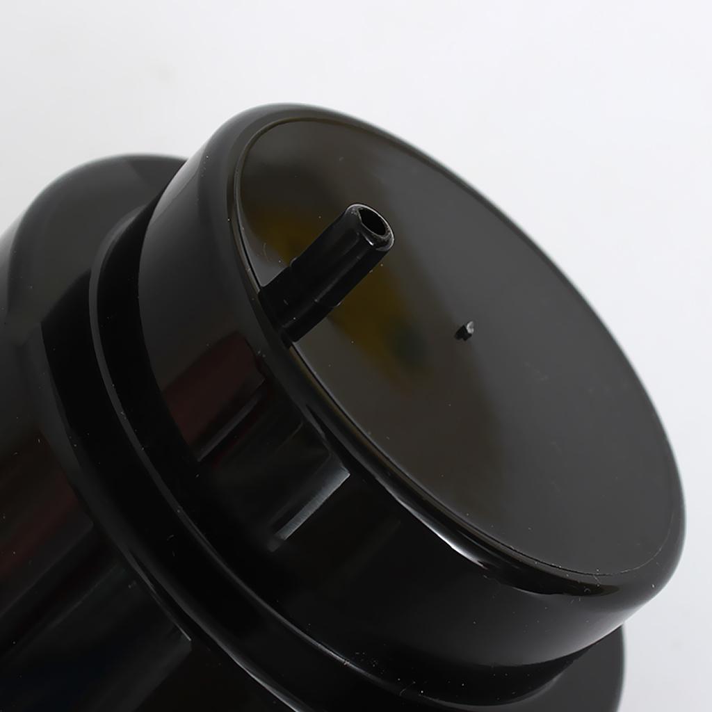 2 Pieces Black Side/Center Hole Recessed Cup Drink Holder for Marine Boat RV