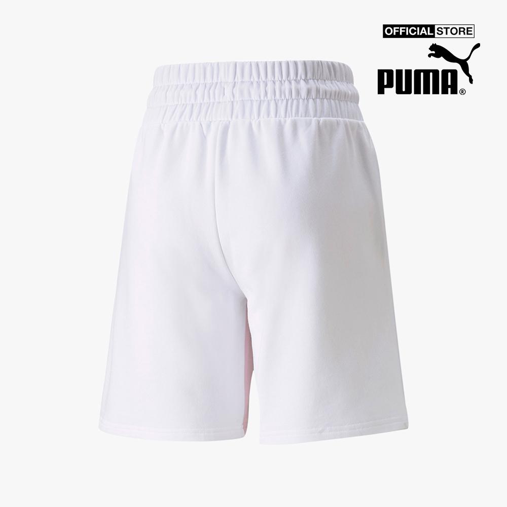 PUMA - Quần shorts thể thao nữ Brand Love High Waisted 534464