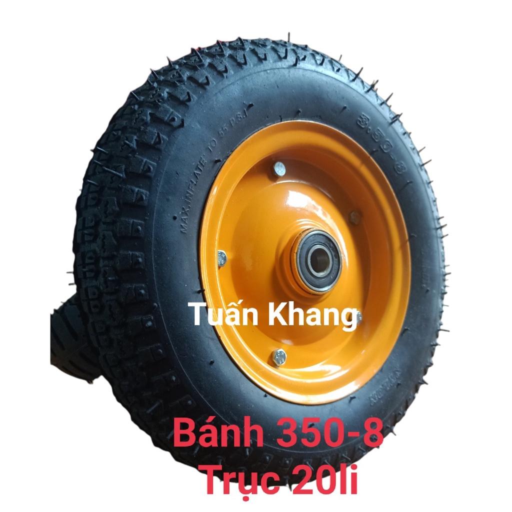 Bánh xe rùa, xe đẩy hàng mã 350-8/ 400-8  bánh bơm hơi