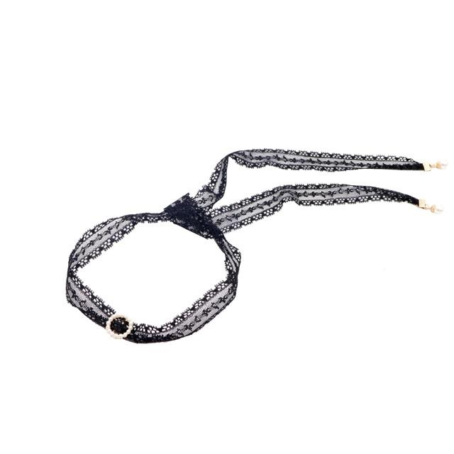 Vòng cổ ren đính hạt xinh - choker ren phong cách hàn
