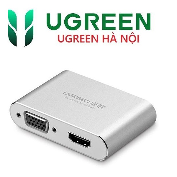 Bộ CHUYỂN ĐỔI ĐA NĂNG USB RA HDMI&amp;VGA SILER 30522 hàng chính hãng