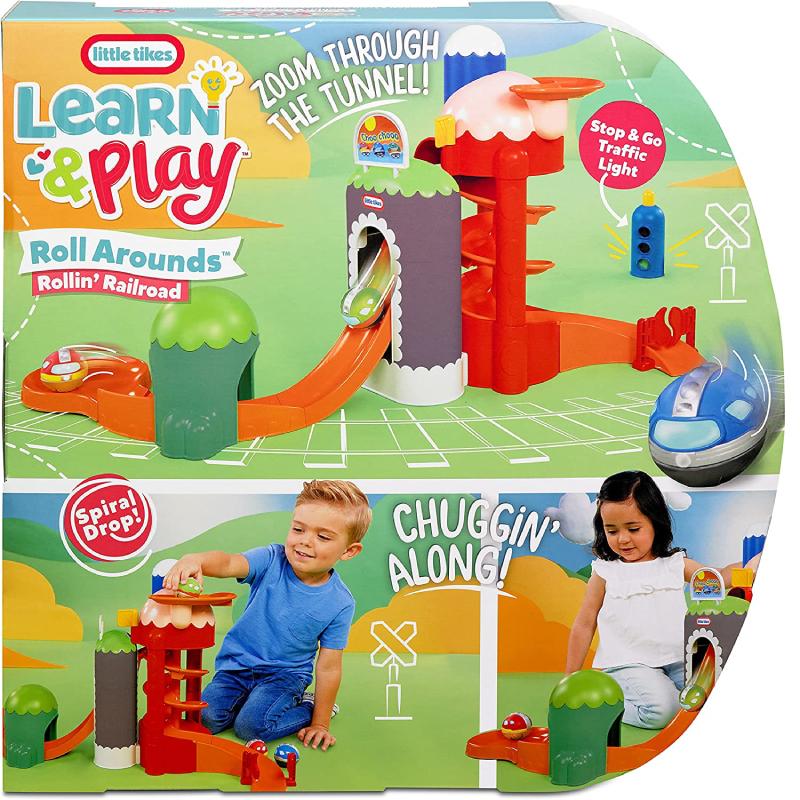 Đồ Chơi LITTLE TIKES Lắp Ráp Đường Ray Vui Nhộn Kèm 3 Xe Cho Bé 658402