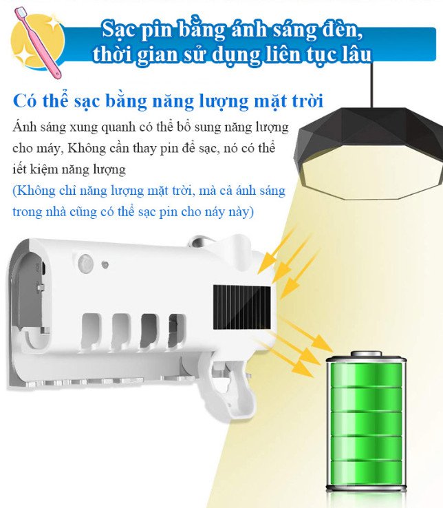 Máy Tiệt Trùng Bàn Chải Đánh Răng Thông Minh