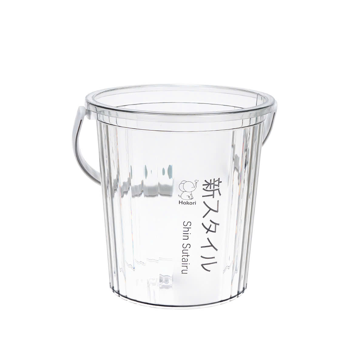 Xô trong 10L HOKORI nhựa VIỆT NHẬT cao cấp - Quai xách, đựng nước, đá - Hàng chính hãng