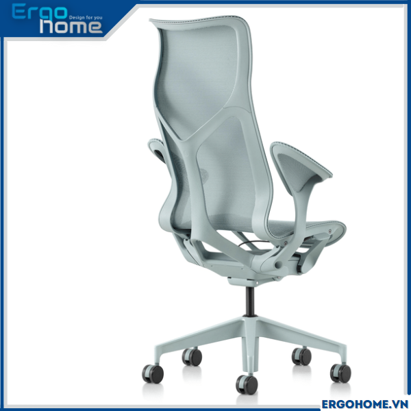 Ghế Công Thái Học Cao Cấp Herman Miller Cosm Ergohome thiết kế lưng cao, hỗ trợ ngồi tư thế chuẩn, bảo vệ cột sống, màu sắc bắt mắt sang trọng, bảo hành 12 năm