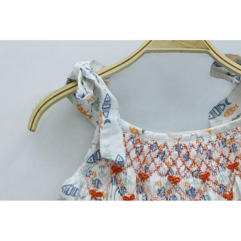 ĐẦM SMOCK HOA NHÍ