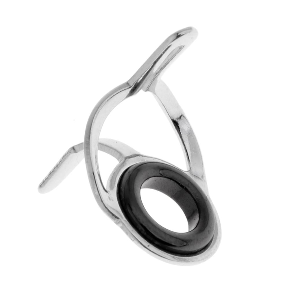 10pcs Fishing Rod Guide Eyes Ceramic Ring DIY Rod Building Component