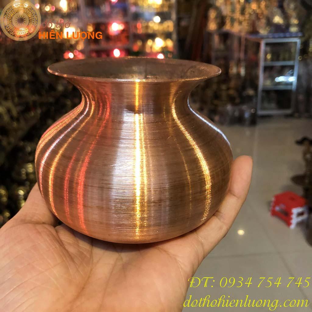 Ống Đựng Bã Trầu Bằng Đồng
