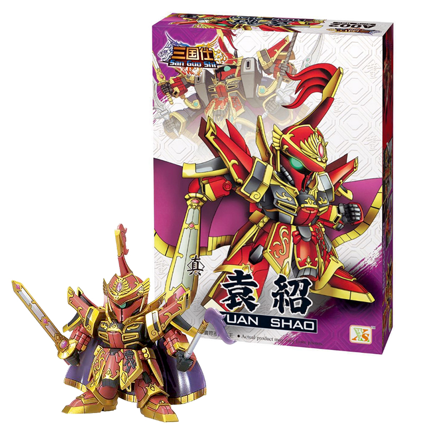 Mô hình Gundam tướng Viên Thiệu - Đồ chơi Tam Quốc lắp ráp sáng tạo Gundam A002