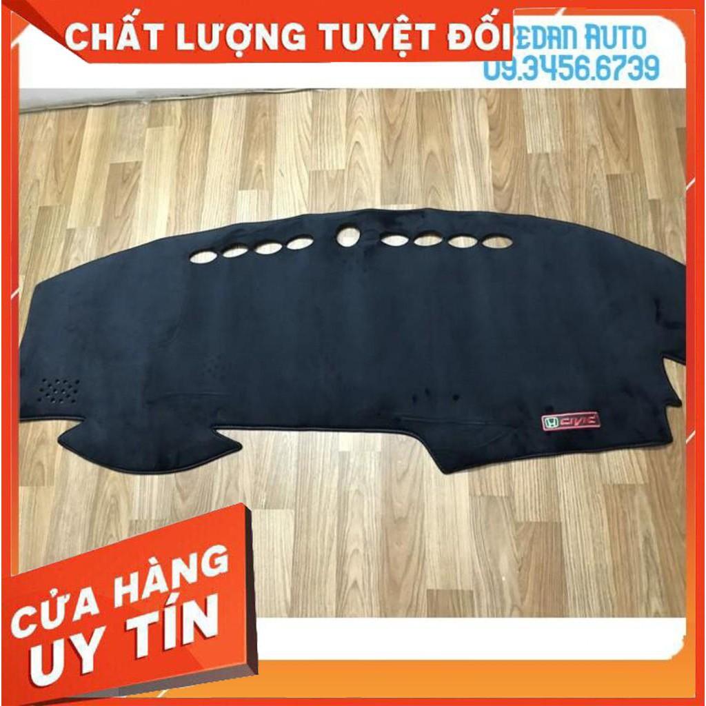 Thảm taplo nhung lông cừu xe Honda CIVIC 2017-2019