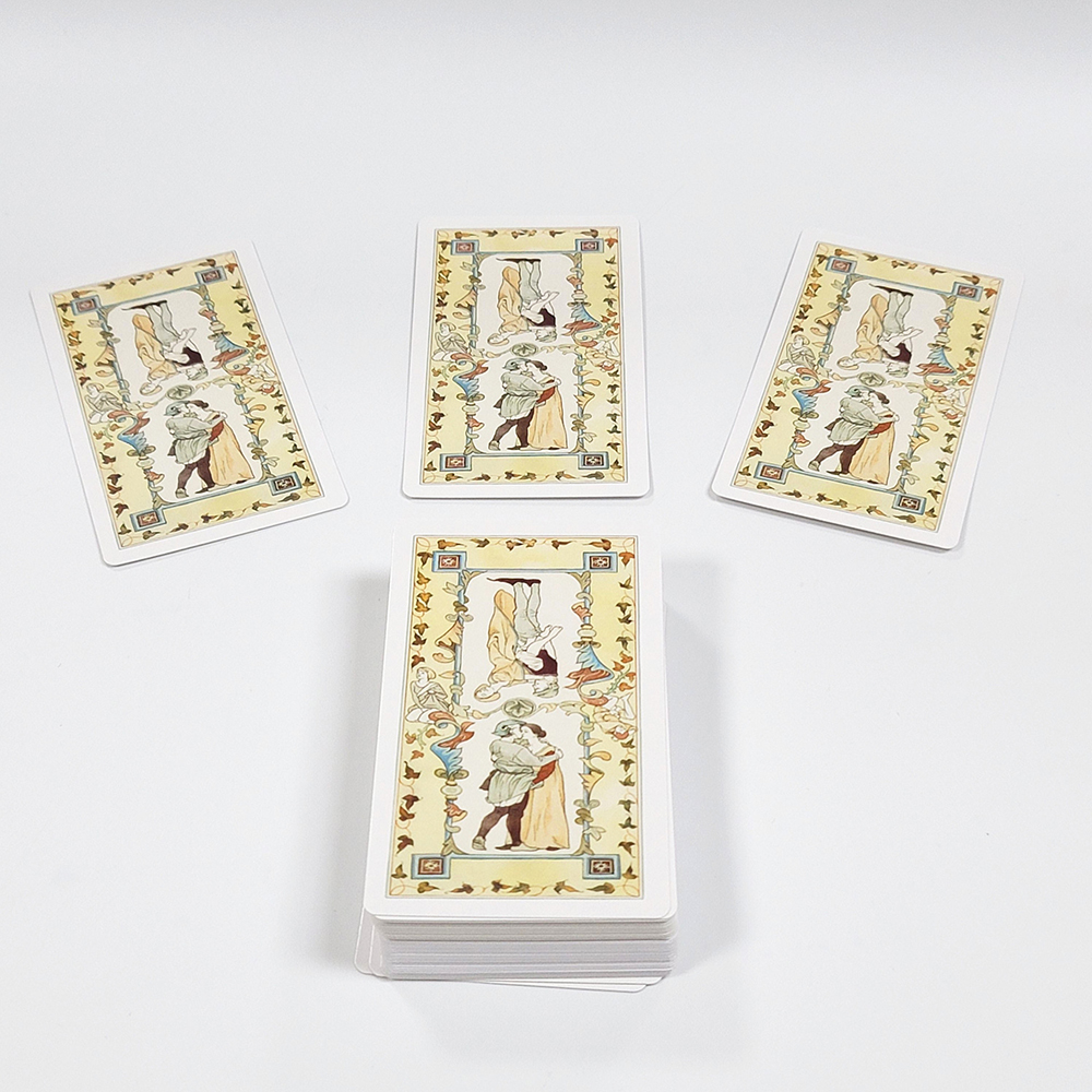 Bộ Bài Decameron Tarot 78 Lá Bài 7x12 Cm Tặng Đá Thanh Tẩy