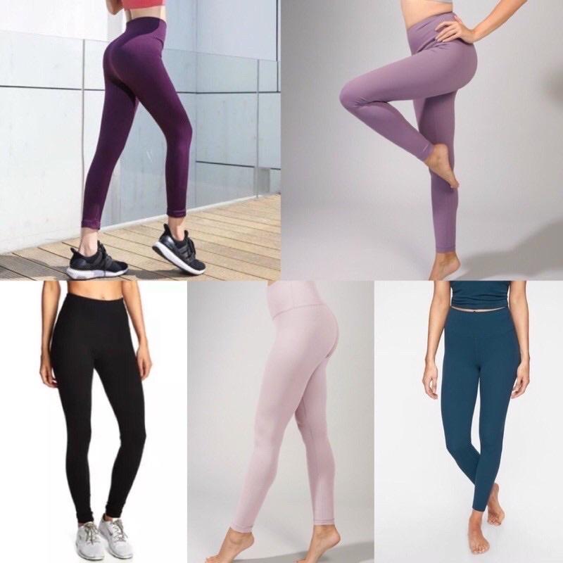 Quần legging tập gym lưng cao nữ (5 màu )