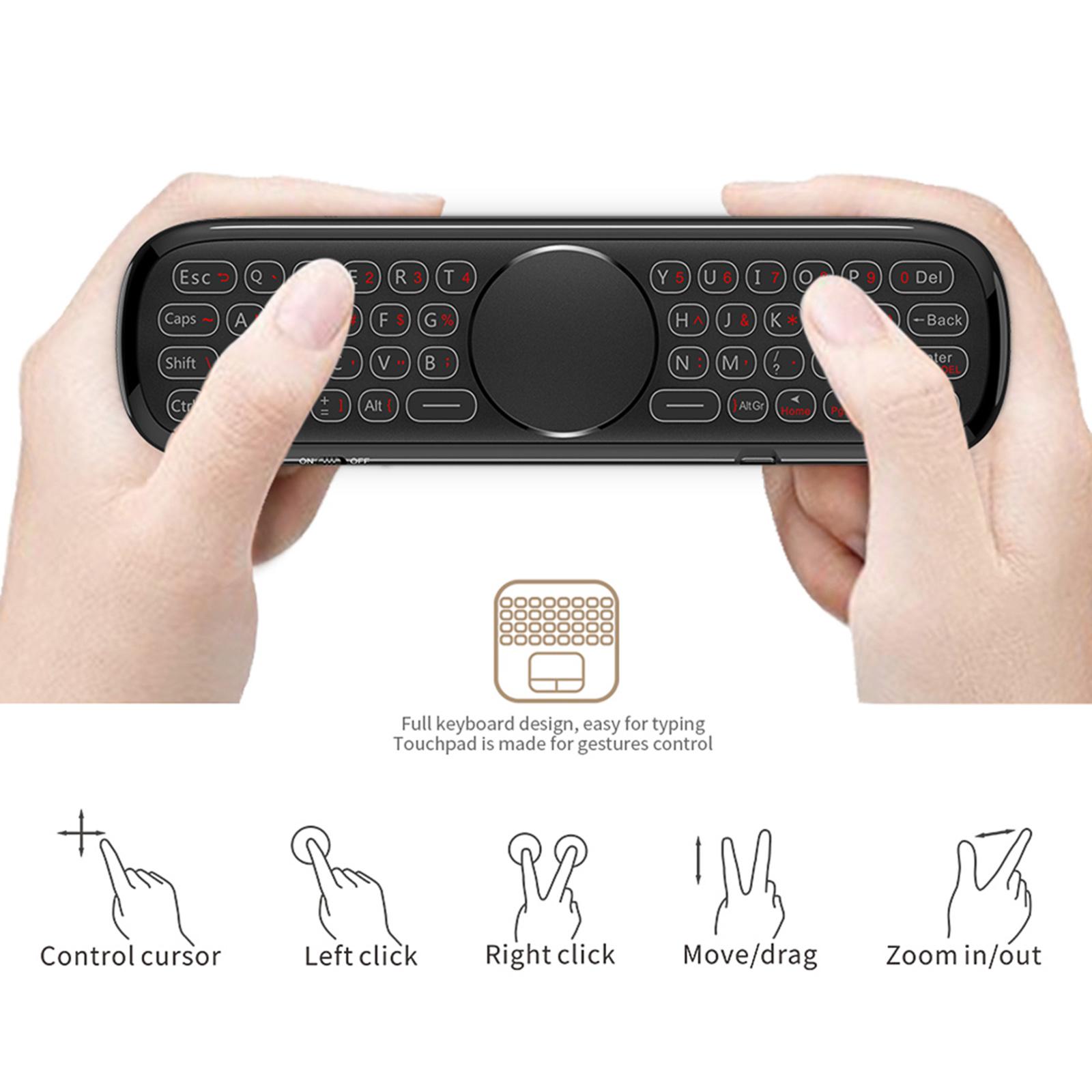 Chuột không dây Micrô điều khiển từ xa bằng giọng nói,2.4G Con quay hồi chuyển dành cho Android thông minh