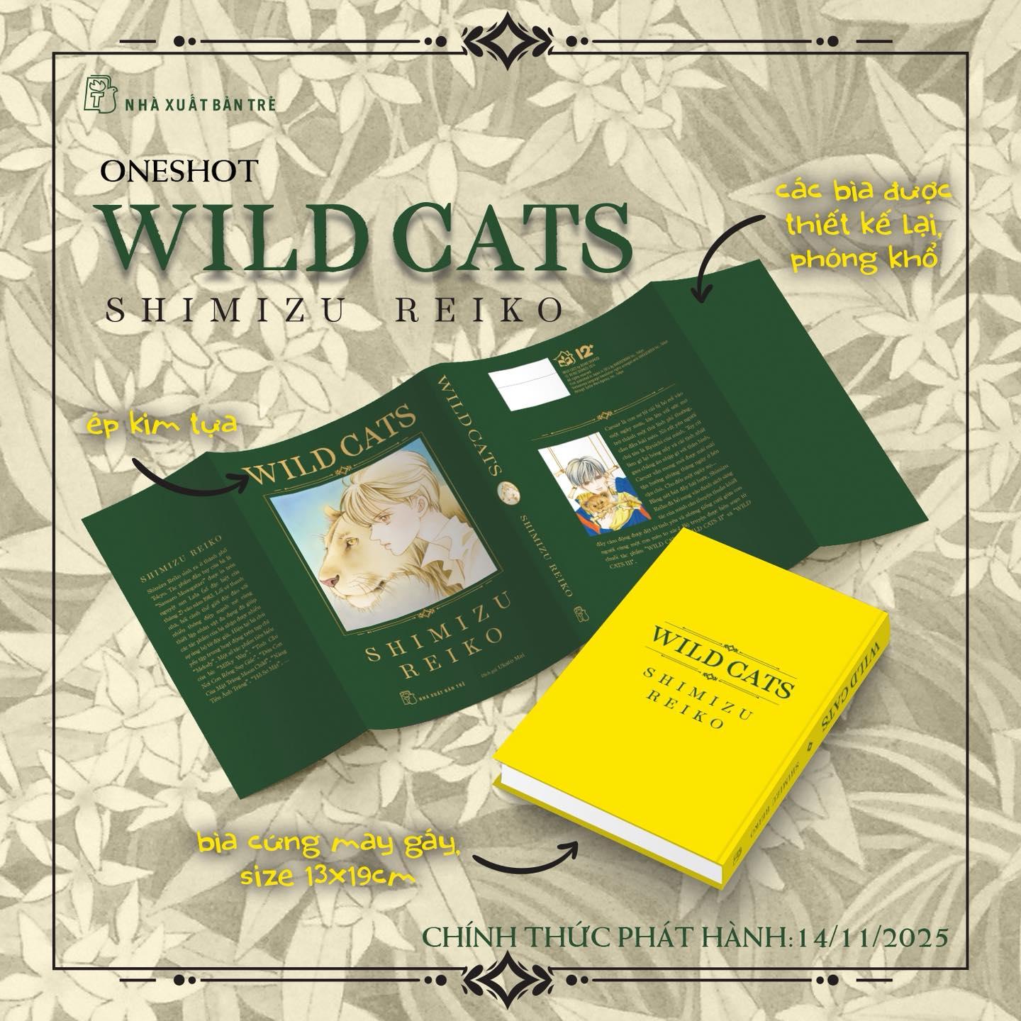 Sách - Wild Cats - Tặng Kèm Mini Poster + Card PVC