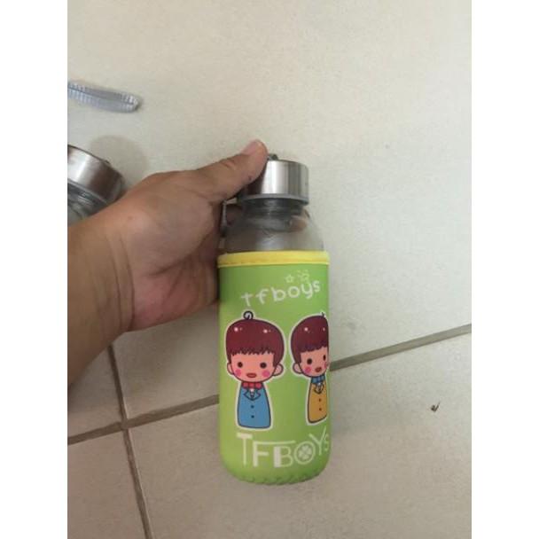 Bình thủy tinh có bọc giữ nhiệt 300ml