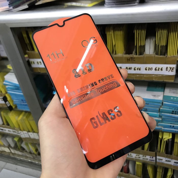 Tấm dán kính cường lực full 5D dành cho SamSung Galaxy M21 tràn màn hình