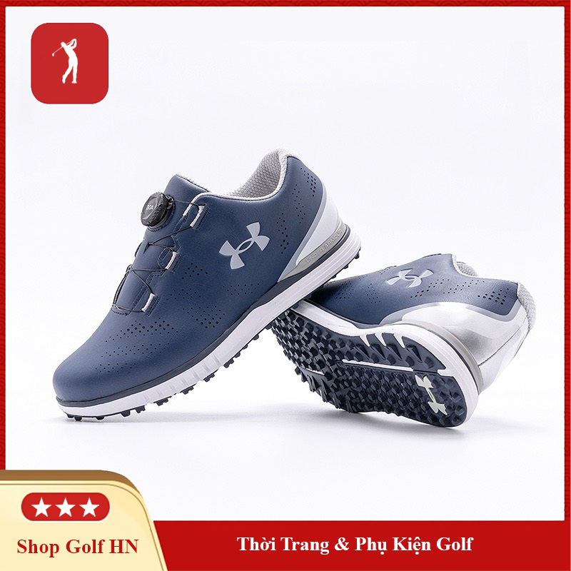 Giày đánh golf Nam Under thể thao chống nước thoáng khí GR008