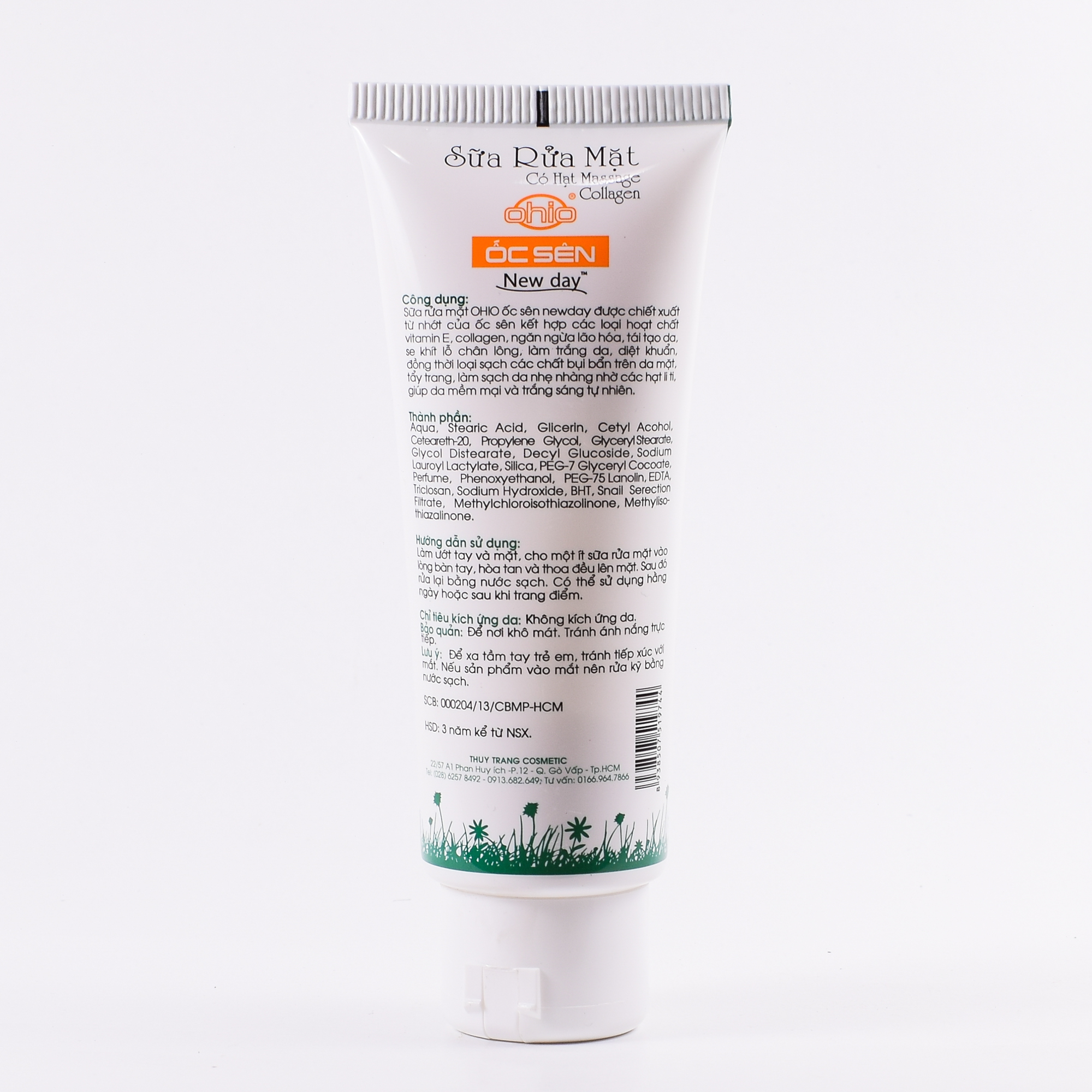 Sữa Rửa Mặt Làm Sạch Da - OHIO ỐC SÊN NEW DAY