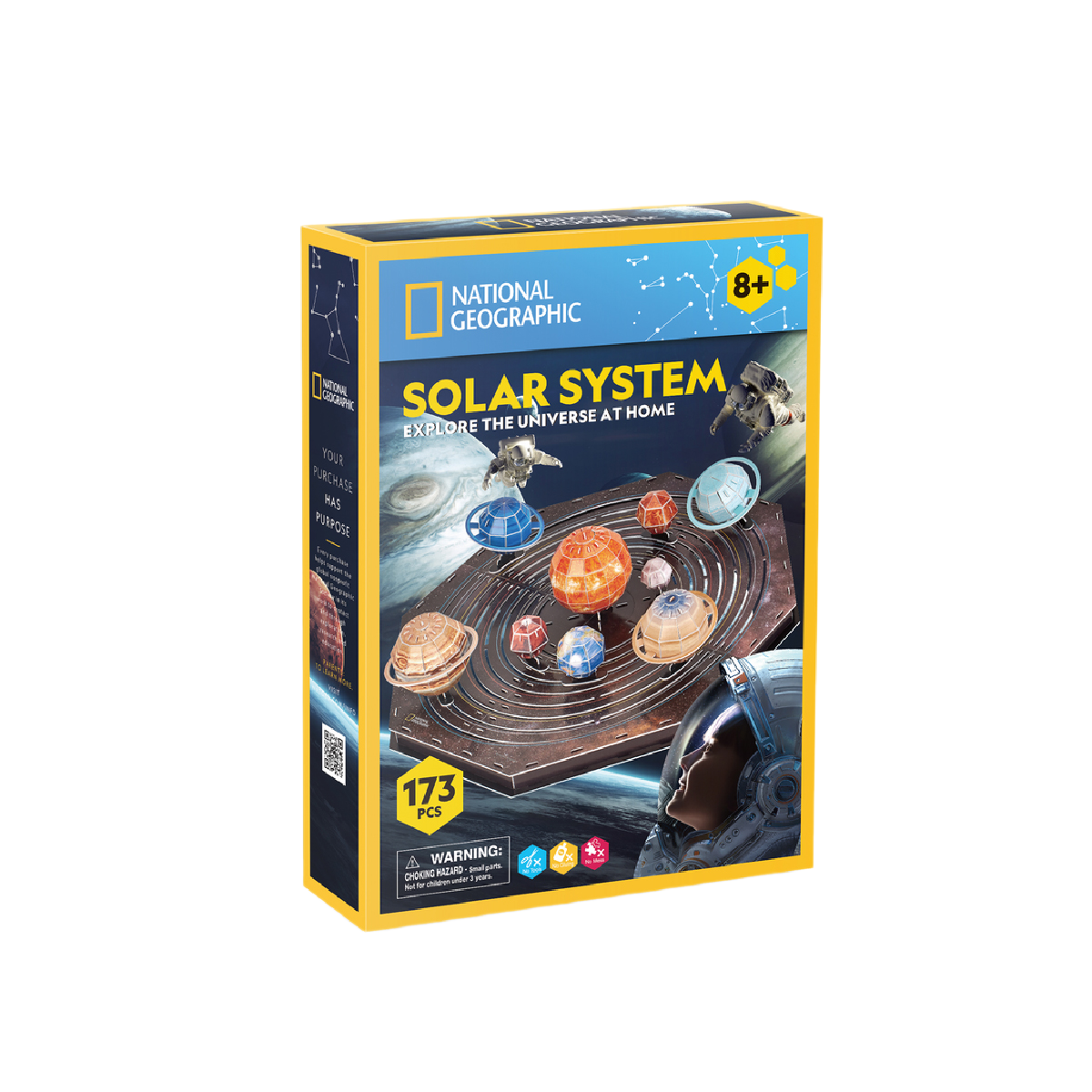 Đồ Chơi Lắp Ráp Mô Hình Hệ Mặt Trời Chuyển Động Nat Geo STEAM DS1087h