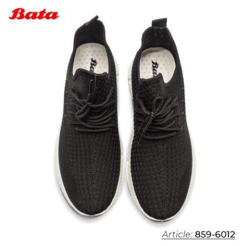 Giày sneaker nam màu đen Thương hiệu Bata 859-6012