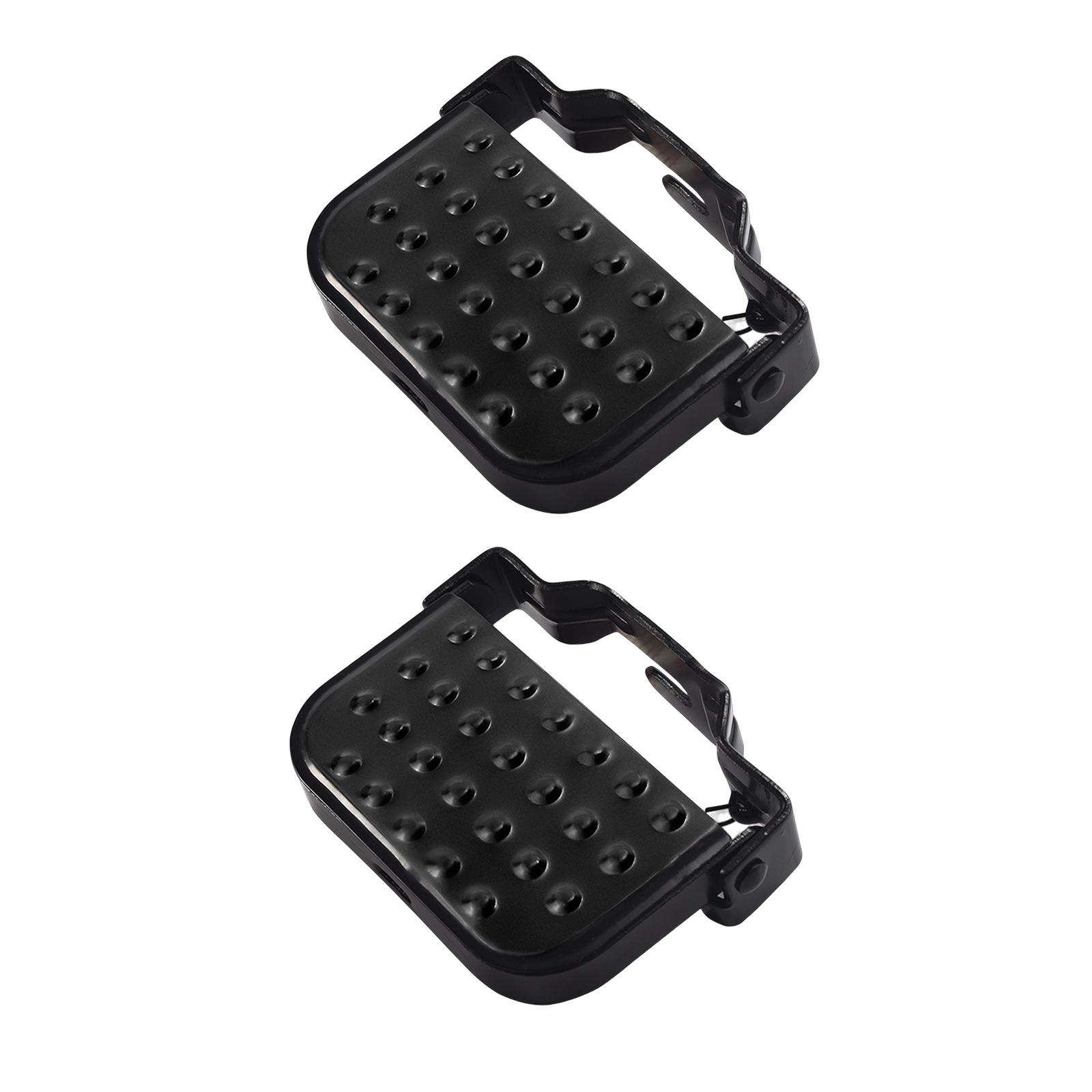Rear Pedals Foldable Non Slip Rear Seat Footrest Cycling Accessories