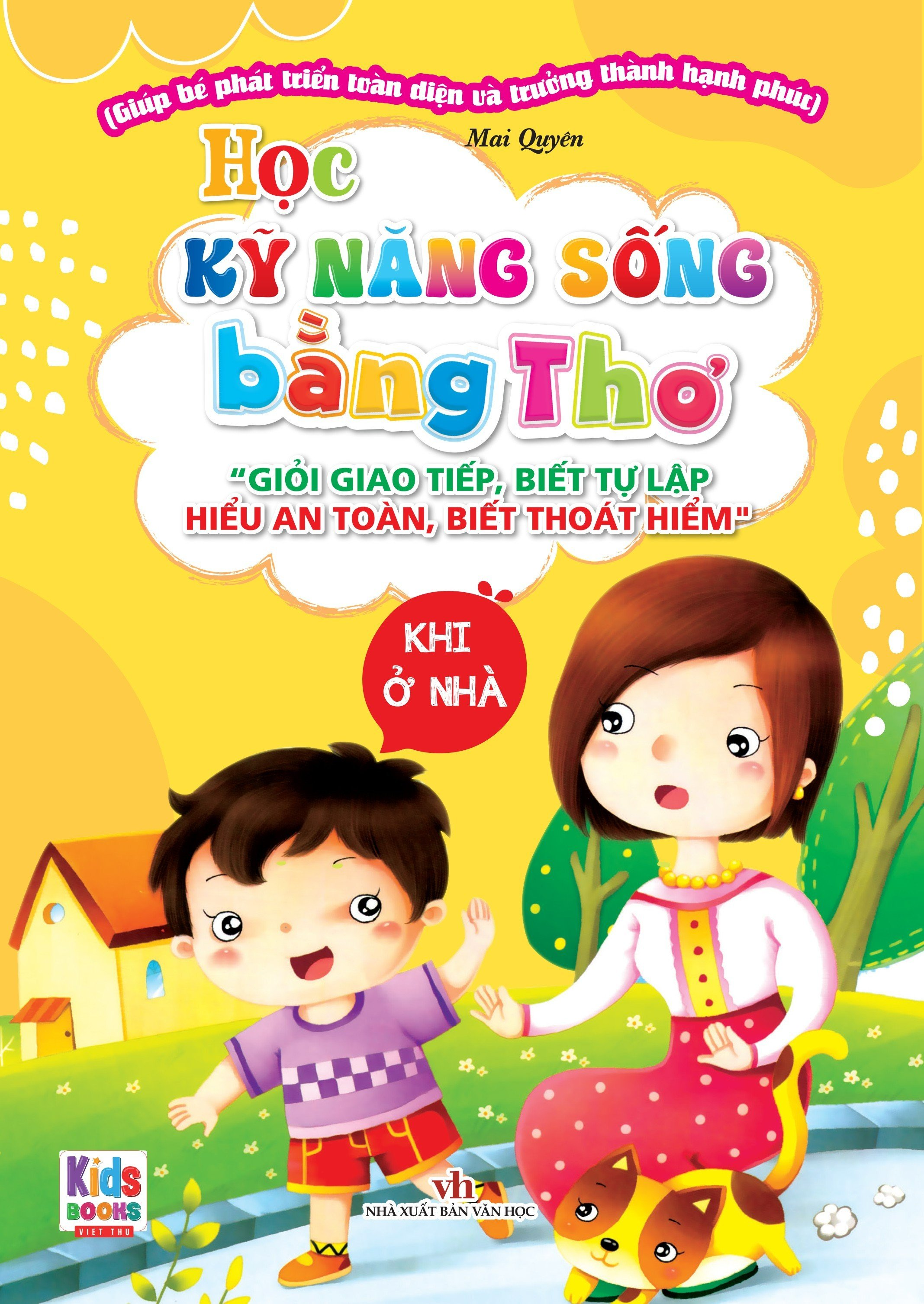 Sách - Học Kỹ Năng Sống Bằng Thơ: Khi Ở Nhà