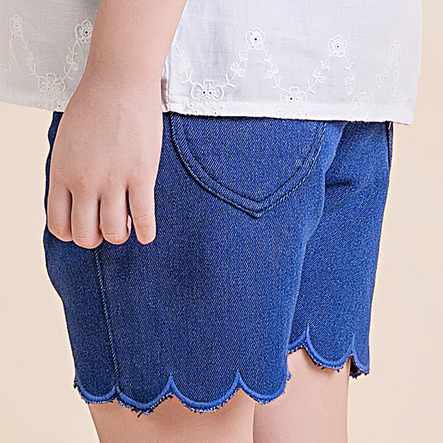 Short jean chân hoa Sunshine Lovekids - Size 8
