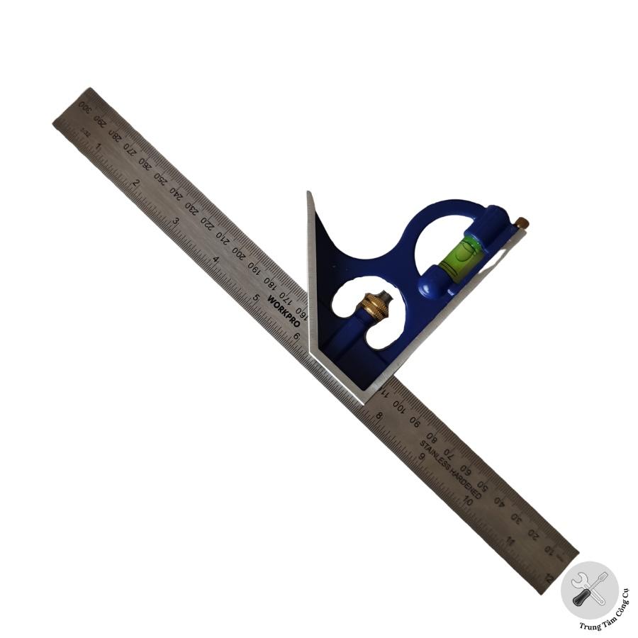Thước Ke góc thủy bằng nhôm, kích thước 300mm Workpro WP264002