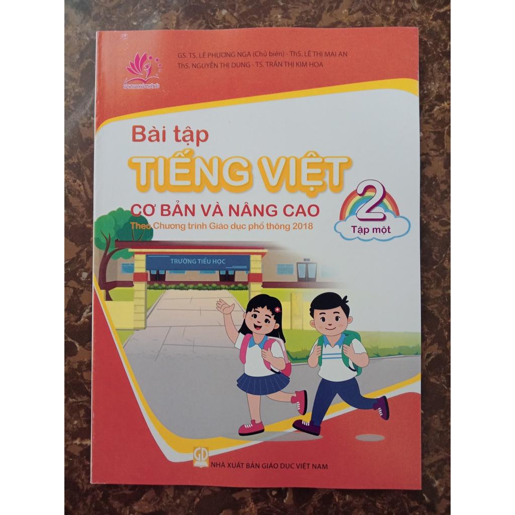 Sách - Bài tập Tiếng Việt cơ bản và nâng cao lớp 2 tập 1 - Theo chương trình giáo dục phổ thông 2018