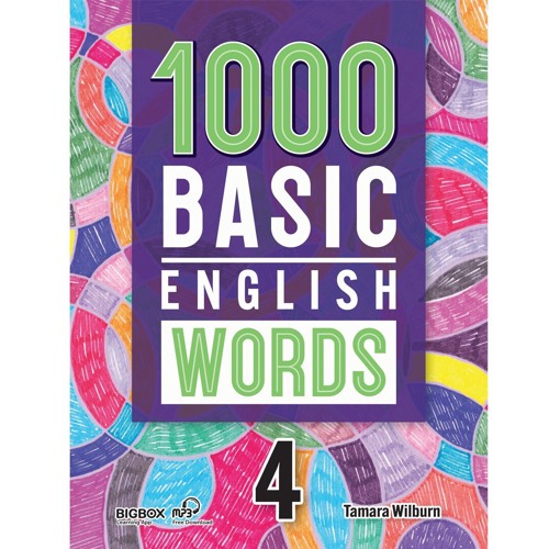 1000 Basic English Words + File Nghe | 4 Books | Bản Nhập Khẩu