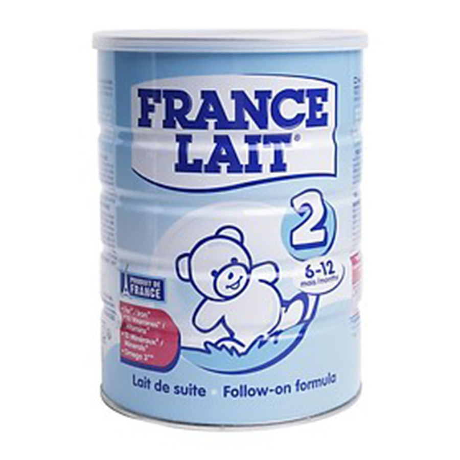 Sữa bột France Lait số 2 (900g) - Dinh dưỡng cho trẻ từ 6 -12 tháng tuổi