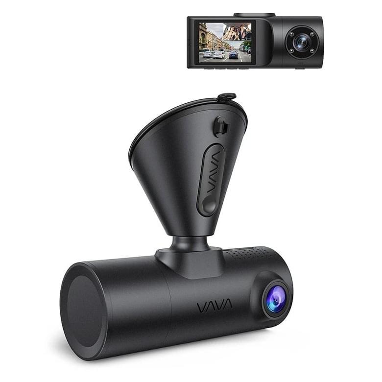 CAMERA HÀNH TRÌNH VAVA DUAL DASH CAM 2K – 2 CAMERA & MÀN HÌNH 2″