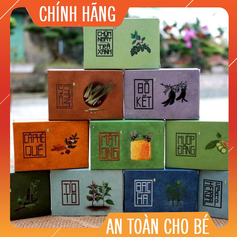 Set 3 Xà bông tắm Sinh Dược Sả chanh,xà phòng handmade 100% Làm Từ Thiên Nhiên, bánh 100gr Dưỡng da, sạch khuẩn , Giảm Mụn Lưng,