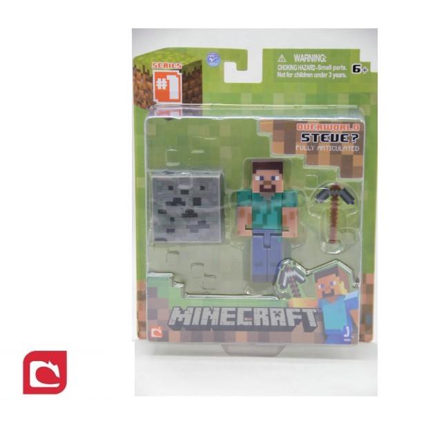 Mô hình đồ chơi Minecraft Steve đào than