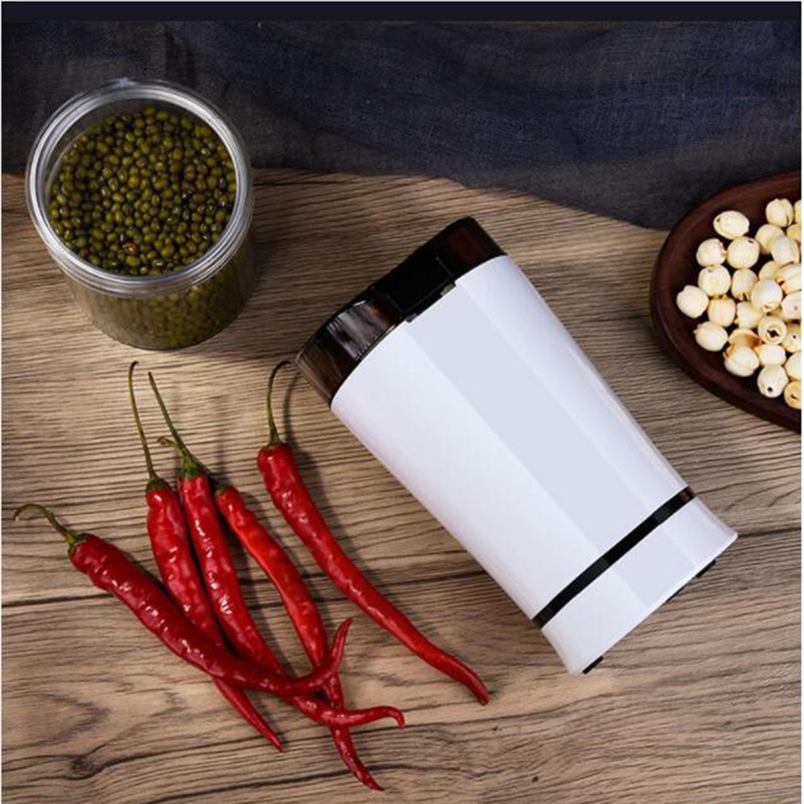 Electric Coffee Bean Grinder Grain Beans Mill Espresso Grinder with Brush