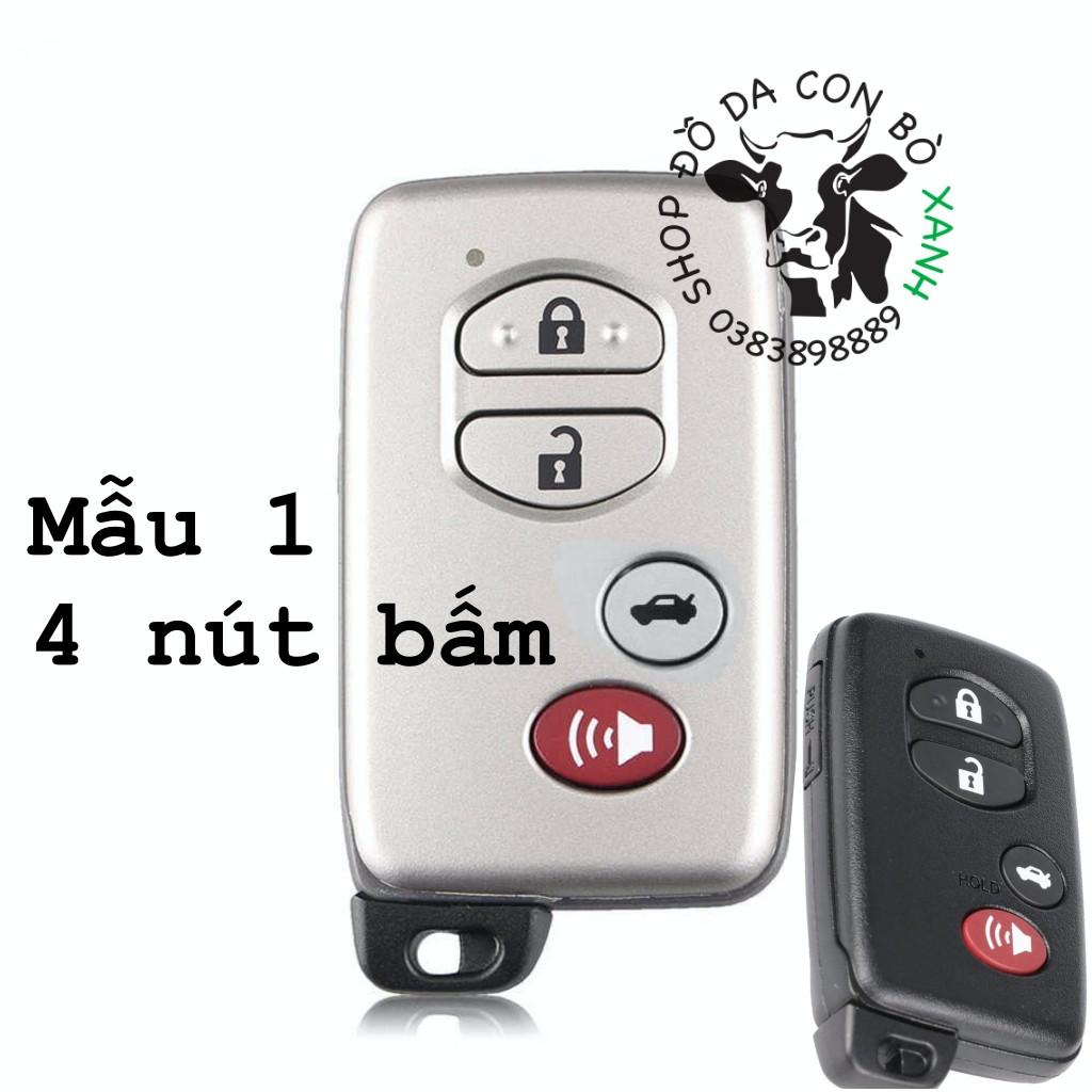Bao da dành cho chìa khoá Toyota Altis 2.0V, Camry 3.5, Venza, Landcruiser Prado 2010 handmade da thật 002