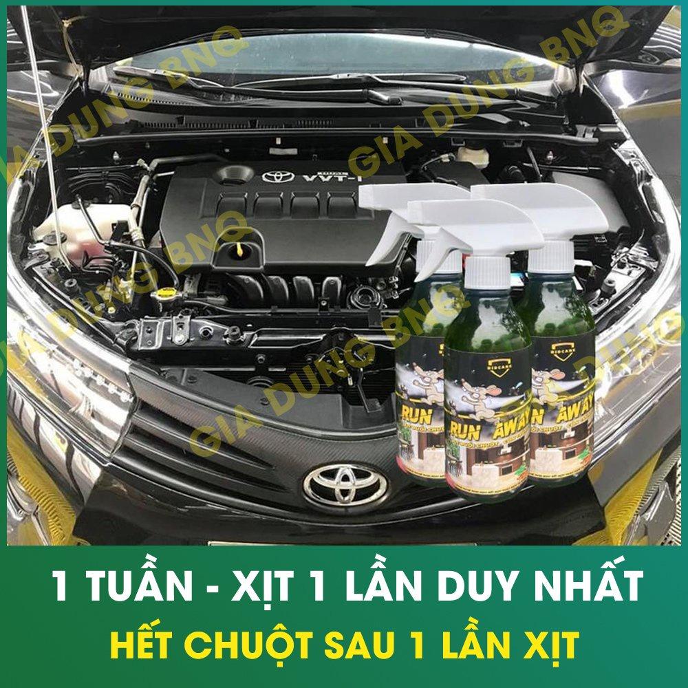 Xịt đuổi chuột Run Away -Thuốc xịt Không mùi, an toàn - Xua đuổi chuột, gián, côn trùng