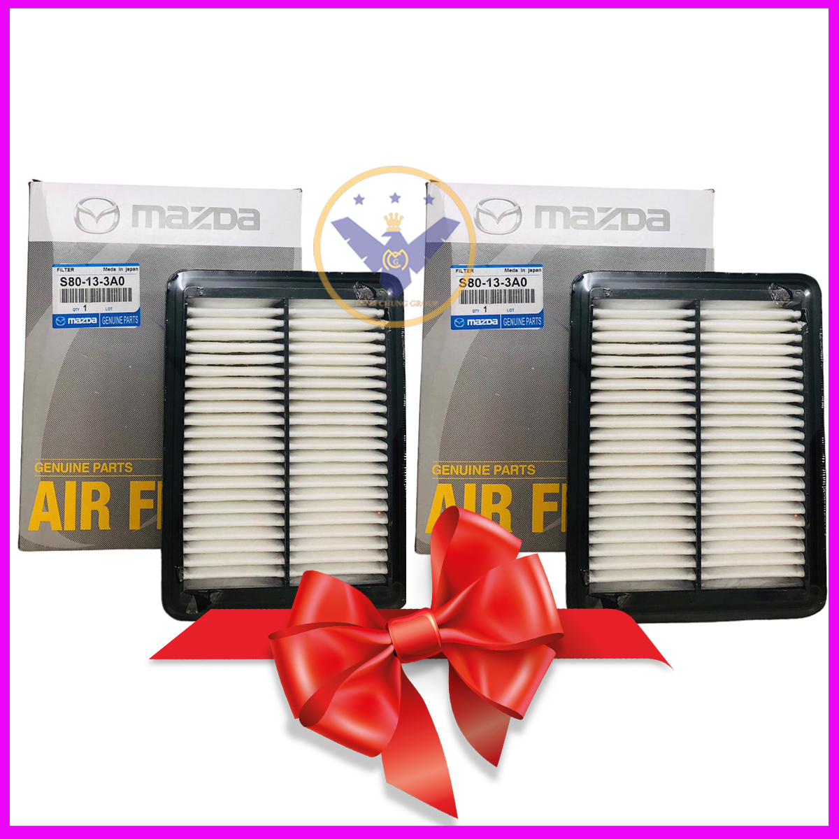 Combo 2 Lọc gió động cơ Mazda 3 bản 1.5 đời mới 2021 đến nay, mã S801-13-3A0