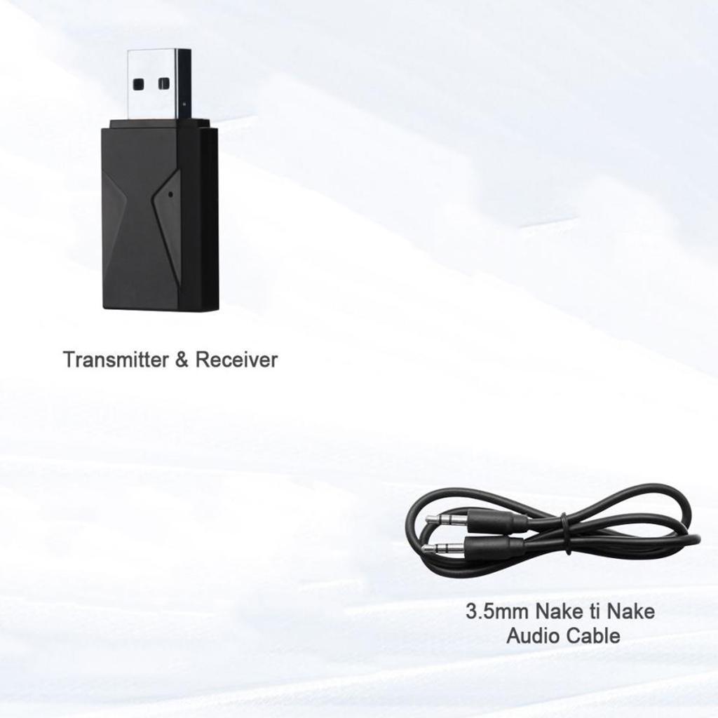 For USB Wireless 2 in 1 Bluetooth5.0 Audio And Receiver Adapter