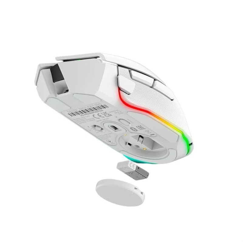 Chuột Gaming Không Dây Razer Basilisk V3 Pro White - Hàng Chính Hãng