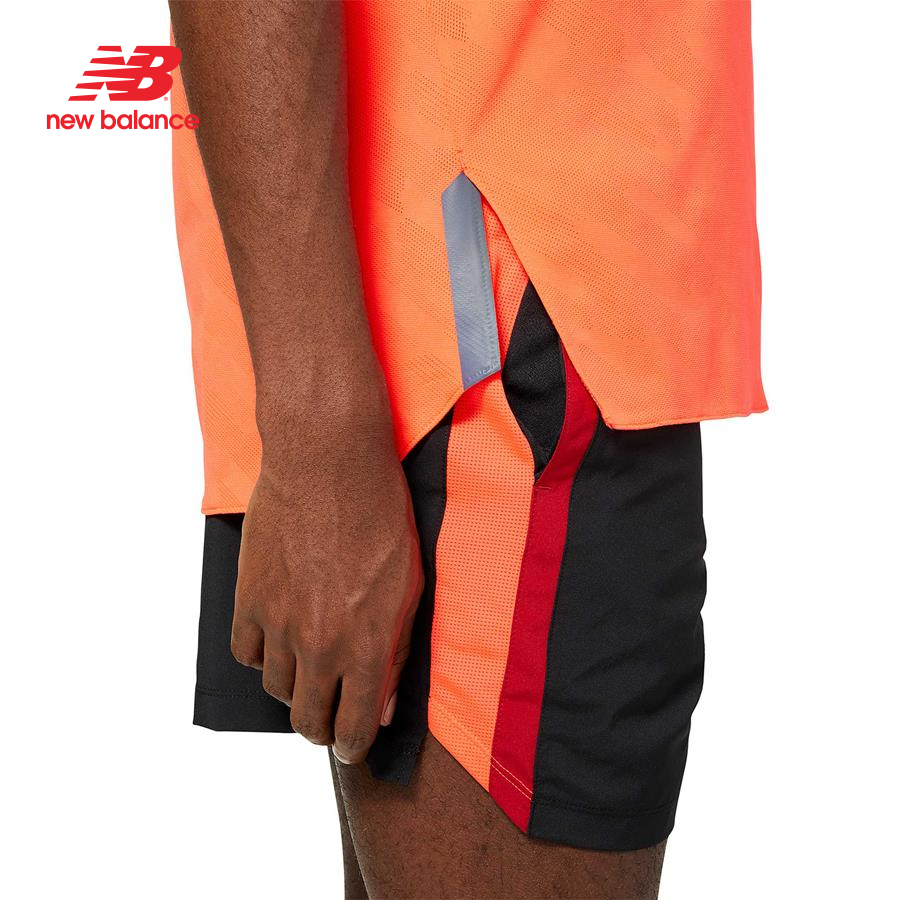 Quần ngắn thể thao nam New Balance RUNNING SHORTS M Crimson - AMS23228CR (form châu á