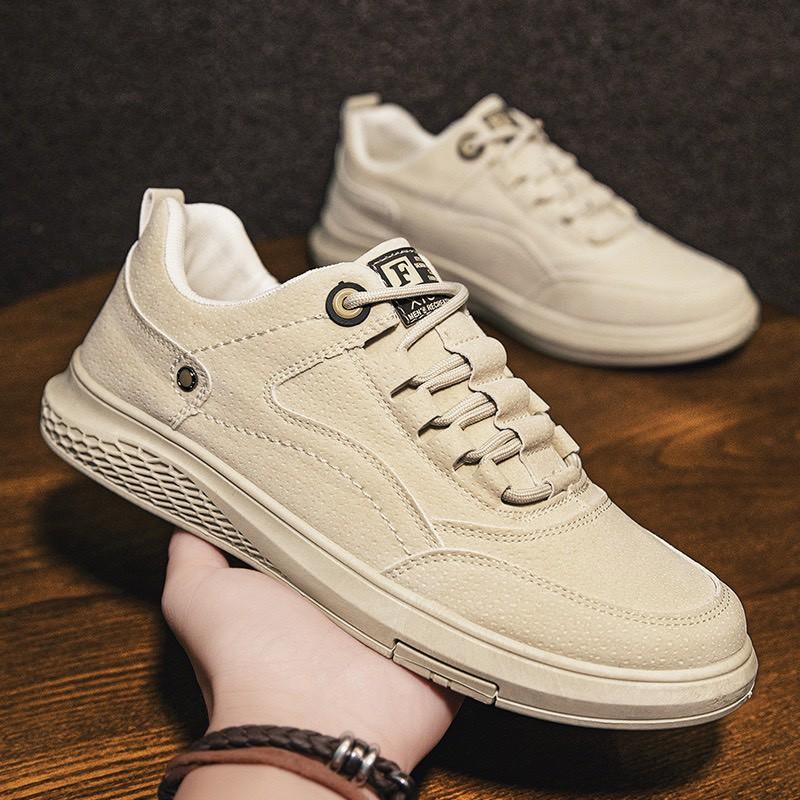 Giày Sneaker Nam, Giày Da Nam Thấp Cổ Da Lộn HOT HOT 2021