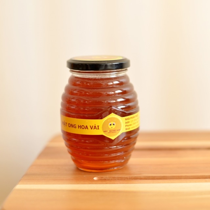 Hình ảnh combo 10 hũ thủy tinh 100ml mẫu con ong nắp thiếc đen vặn – hủ đựng mật ong, yến chưng, gia vị, sữa chua