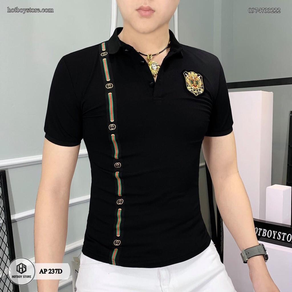 Áo thun nam có cổ tay ngắn vải thun Cotton 100% cao cấp - ATN42