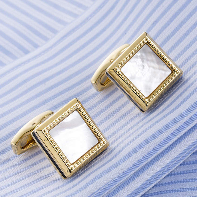 Bộ Khuy Măng Sét - Cufflink Hàng Cao Cấp QT1393