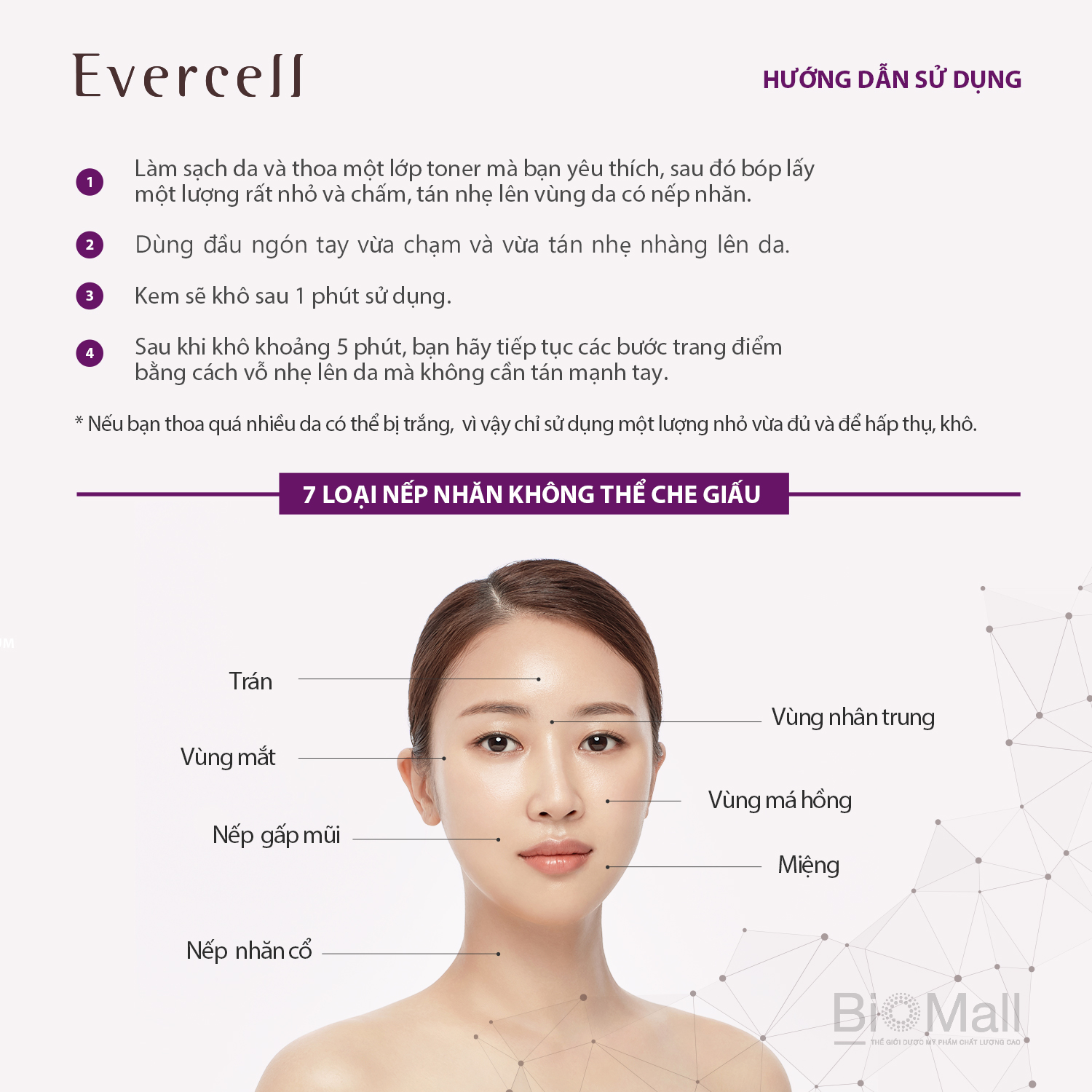 "Giải pháp chuyên gia chống Nếp nhăn sâu Công nghệ Tế bào gốc EVERCELL Deep Wrinkle Solution Expert 10ml "