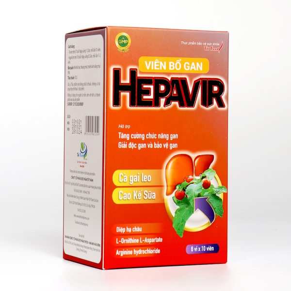 Thực Phẩm Bảo Vệ Sức Khỏe Viên bổ gan Hepavir