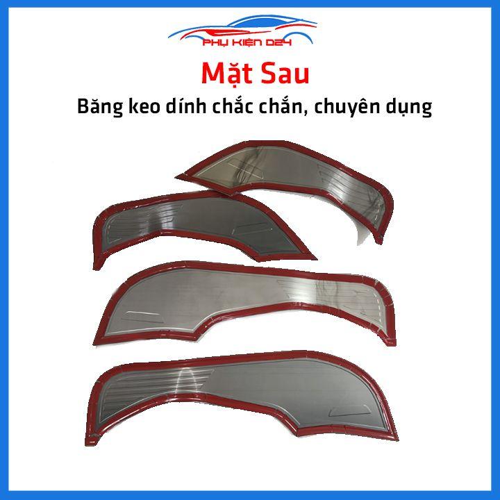 Bộ ốp tapli Accent 2018-2019-2020 vân Titan chống xước va đập khi mở cửa và làm đẹp xe