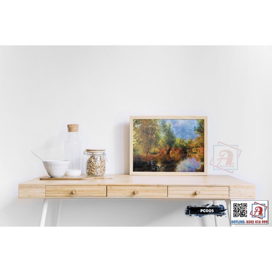 Tranh Canvas phong cảnh Châu Âu cổ điển - PC005